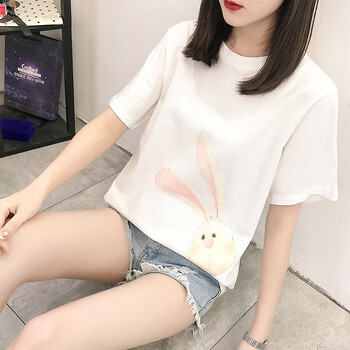 百搭寬松短袖，微胖妹子的福音