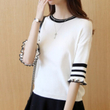 大碼系帶針織衫，微胖妹子的福音