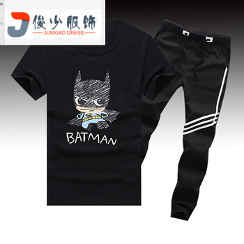 尊尚鳥（ zunshangniao） 短袖 男士T恤 蝙蝠黑+斜三桿 