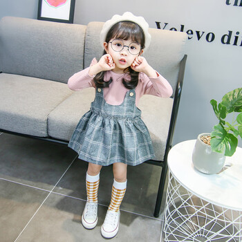 孩子套裝裙冬
