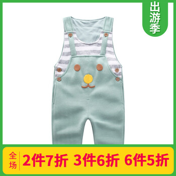 韓童加絨連體褲