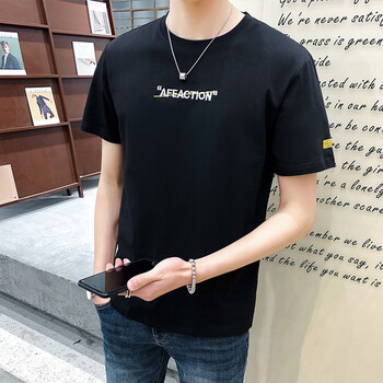 鑫源祥 短袖 男士T恤 1012黑色 