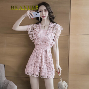 綠夕（REAXUR） 動(dòng)物，純色 紗網(wǎng) 連衣裙