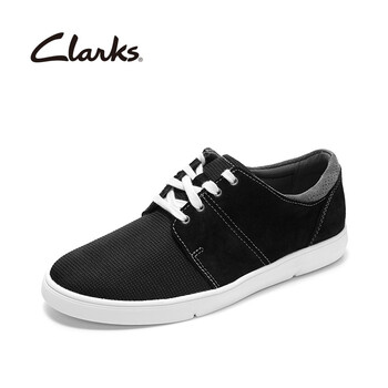Clarks男士黑色拼色（261398547） 40