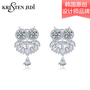 KRISTEN JUDI耳環(huán)s925銀針/合金/鍍金