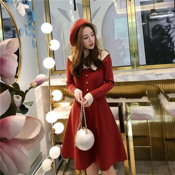 氣質(zhì)優(yōu)雅的網(wǎng)紗連衣裙！