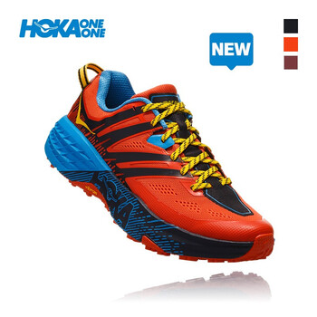 HOKA ONE ONE跑步鞋金蓮花黃/辣橙色 