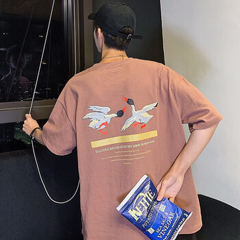 古萊登（GODLIKE） 短袖 男士T恤 772磚紅 