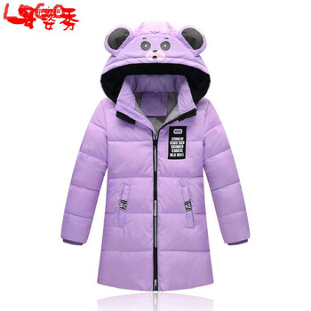 連帽可愛羽絨服