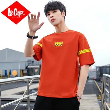Lee Cooper 短袖 男士T恤 3003磚紅 
