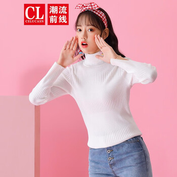 寬松針織毛衣，微胖妹子的好選擇