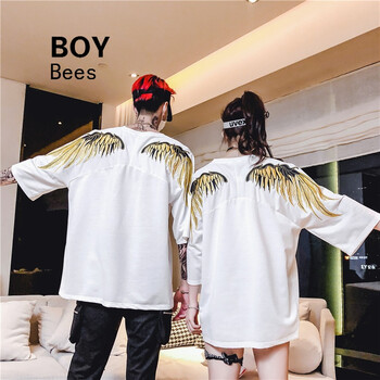 Boy Bees 短袖 男士T恤 白金 