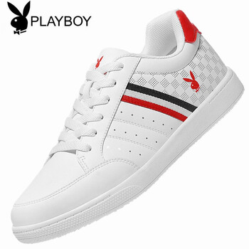 花花公子（PLAYBOY）男士白紅 37