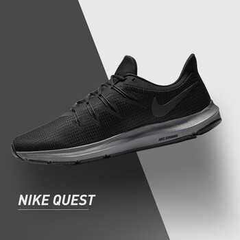 耐克（NIKE）跑步鞋柔軟回彈黑色AA7403-002 