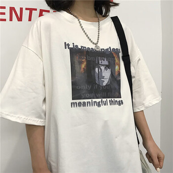 古萊登（GODLIKE） 圓環(huán)，中國結(jié)，深V款，卷袖，毛領(lǐng) 短袖 T恤 女 圓領(lǐng)