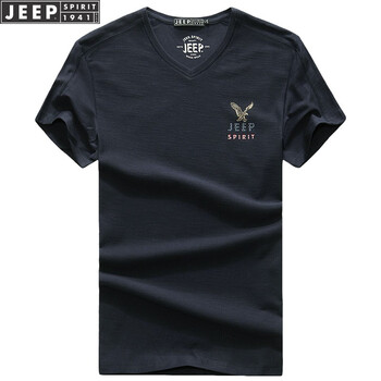 Jeep 短袖 男士T恤 4102藍色 