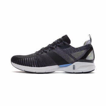 李寧（LI-NING）跑步鞋標(biāo)準(zhǔn)黑/新極光藍(lán)-6 