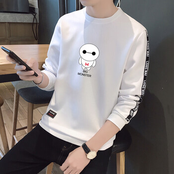范加爾（FANJIAER） 長袖 男士T恤 白色 XL，L，加大，M，XXXL，XXL