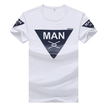 魏晉風(fēng)度 短袖 男士T恤 B415白 