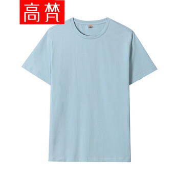 高梵（GOLDFRAM） 短袖 男士T恤 灰藍(lán) 