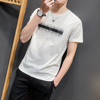 丹杰仕（DAN JIE SHI） 短袖 男士T恤 T19055白色 