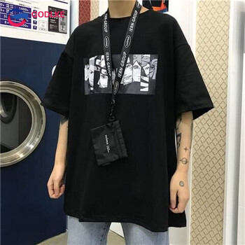 古萊登（GODLIKE） 短袖 男士T恤 復古曉(黑色) 