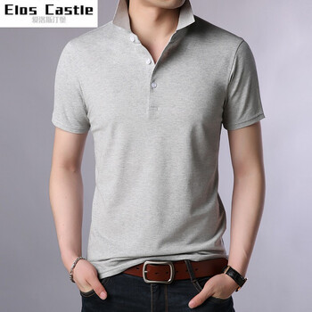 愛(ài)洛斯汀堡（Elos Castle） 短袖 男士T恤 1208灰色 