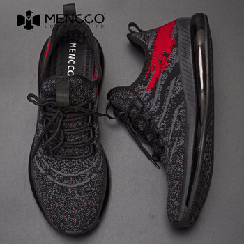 曼克尚品（MENCCO）男士黑紅 40