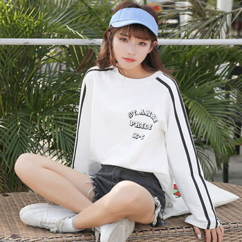 百搭小白長(zhǎng)袖襯衫，微胖女神