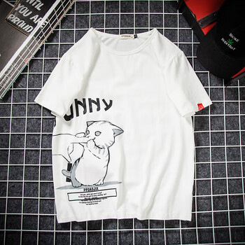 丹杰仕（DAN JIE SHI） 短袖 男士T恤 T122白色 