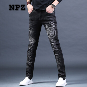 NPZ 小腳褲 歐美簡(jiǎn)約 男士牛仔褲