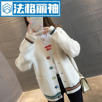雙排扣毛衣長