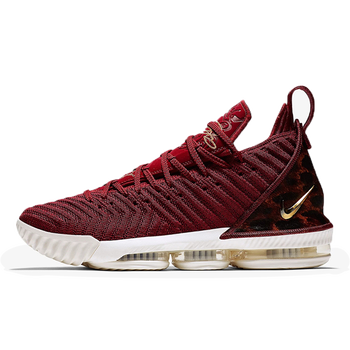 耐克（NIKE）籃球鞋 酒紅豹紋 AO2595-601 