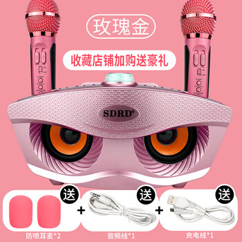 伊歌億 SD306 手持 麥克風(fēng) 玫瑰金