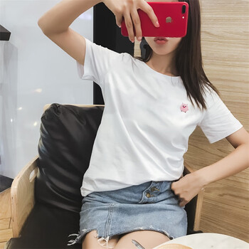 時(shí)尚印花短袖，讓你輕松變女神