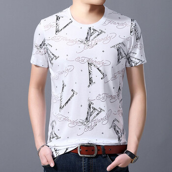 福仕馬（FUSHIMA） 短袖 男士T恤 QL 19303白色 