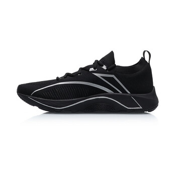 李寧（LI-NING）跑步鞋標(biāo)準(zhǔn)黑/銀灰色 39