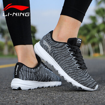 李寧（LI-NING）跑步鞋新基礎(chǔ)黑 基礎(chǔ)白 39
