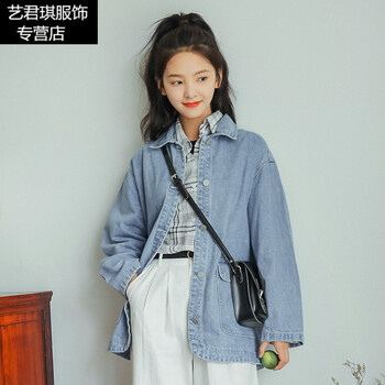 簡約風，復古牛仔外套演繹青春范