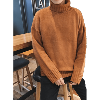 古萊登（GODLIKE） 七分袖 男士T恤 高領棕色 160/84B，XL，L，XXL，XXXL，M