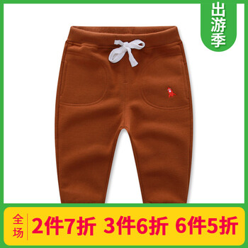 男大童抓絨褲子