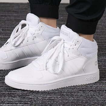 阿迪達(dá)斯（adidas）板鞋F(xiàn)34810/白色高幫 42