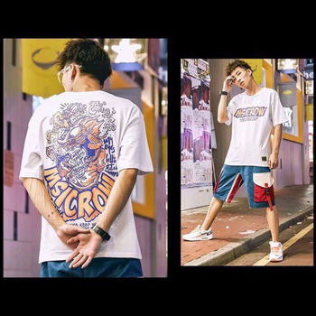 常滿希（CHANCMANXI） 短袖 男士T恤 眼睛高質量白 