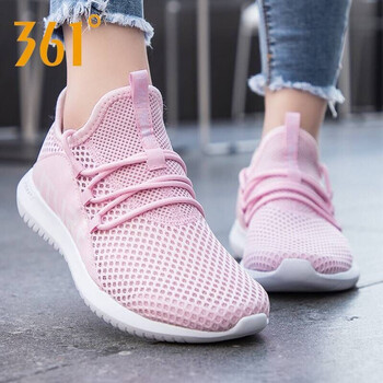 361度跑步鞋貝殼粉/361度白 36，37，38，39