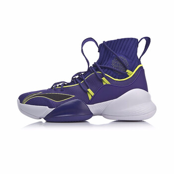 李寧（LI-NING）籃球鞋023-4自由紫/標準白 