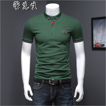 管先生 短袖 男士T恤 3309軍綠色 XL，L，XXXL，加大，M，XXL