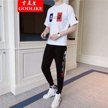 古萊登（GODLIKE） 短袖 男士T恤 619白色 