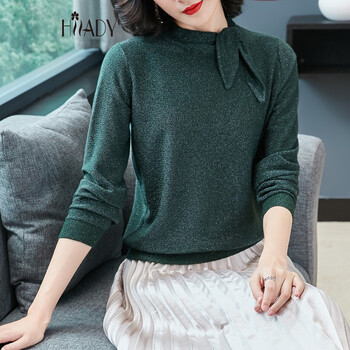 甜美小心機，系帶毛衣演繹少女風