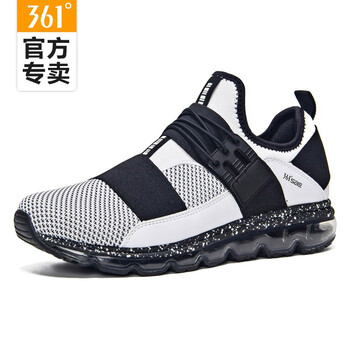 361度跑步鞋(女款)361度白/烏黑色 44，39，40，41，42，43