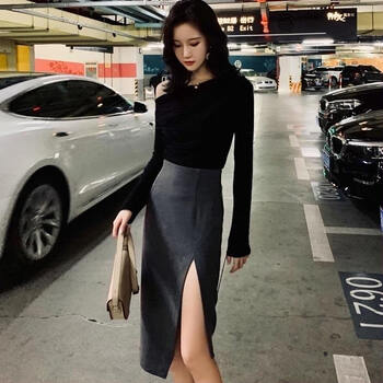 一字露肩短裙，讓你告別平庸